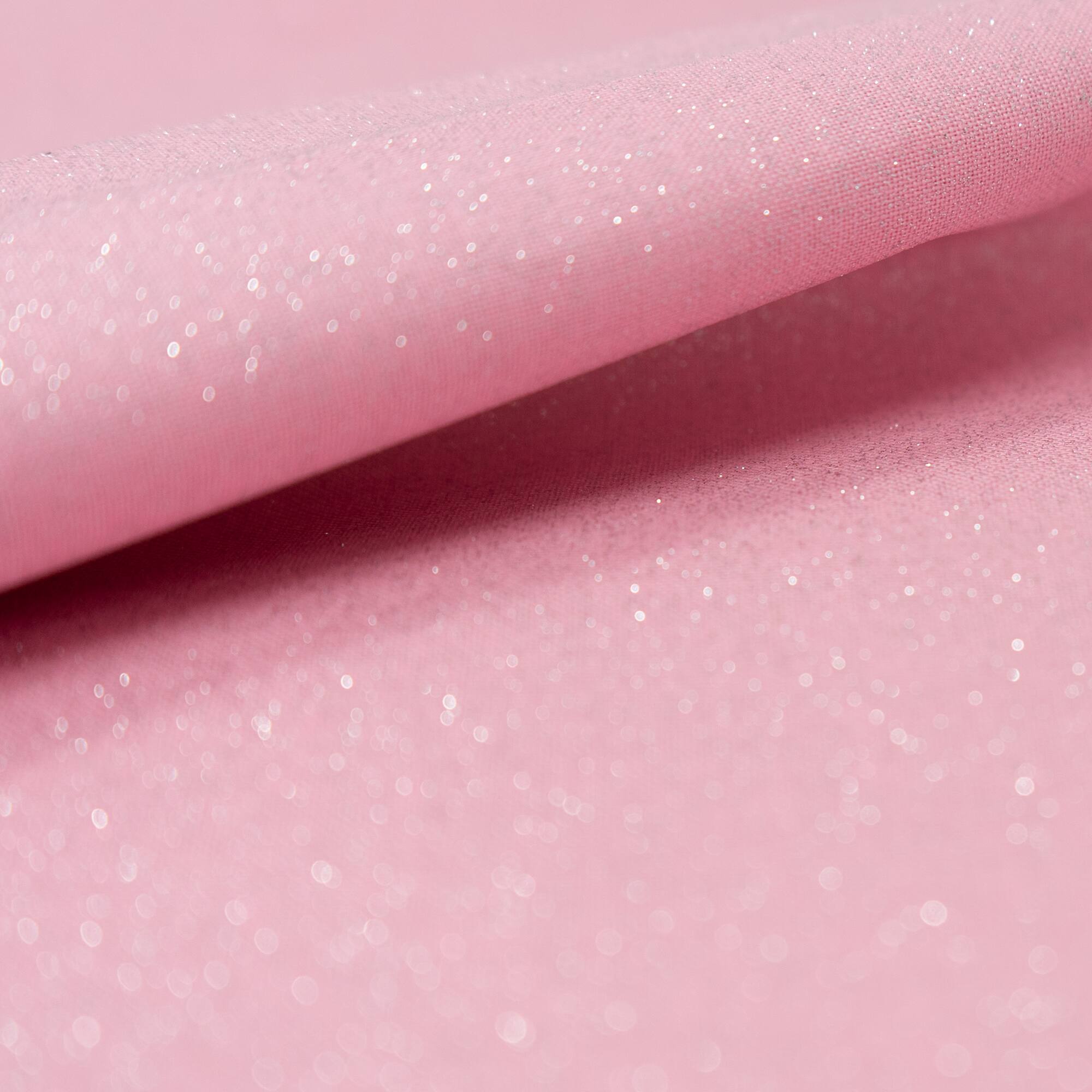 SINGER Glitter Pink Cotton Fabric